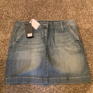 New jean skirt by Apt. 9 size 14